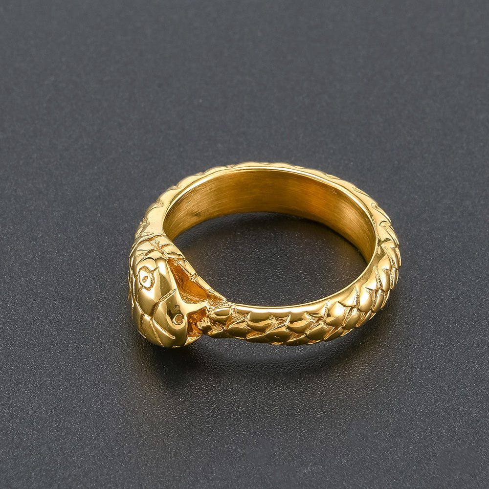 Ouroboros Ring Gold Color Ouroboros Ring Gold Color