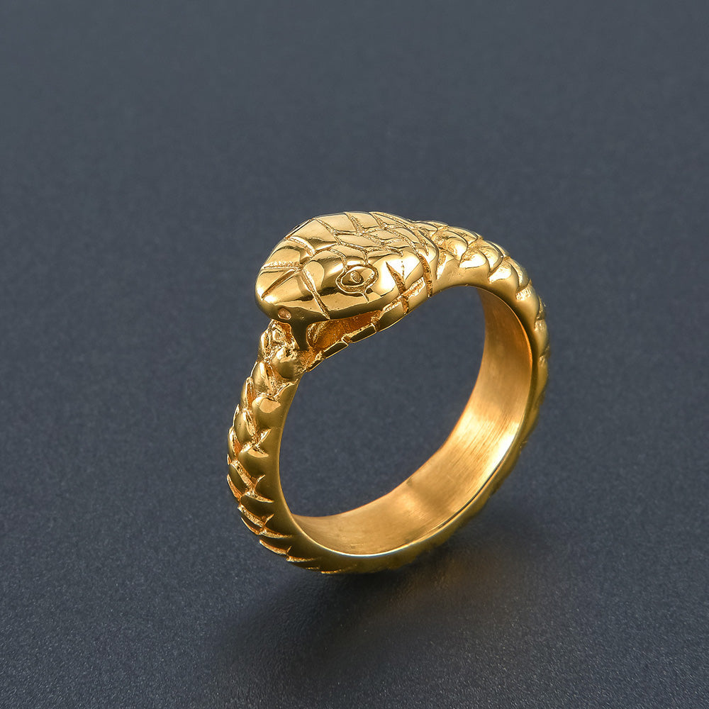 Ouroboros Ring Gold Color Ouroboros Ring Gold Color